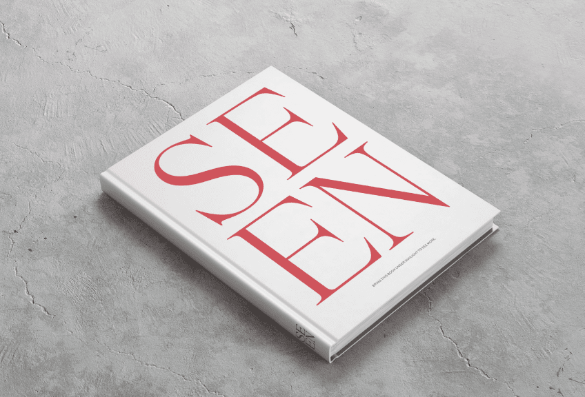 Cover of SEEN, a book featuring stories of real people living with bronchiectasis (BE)